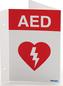 3d AED Wall Sign